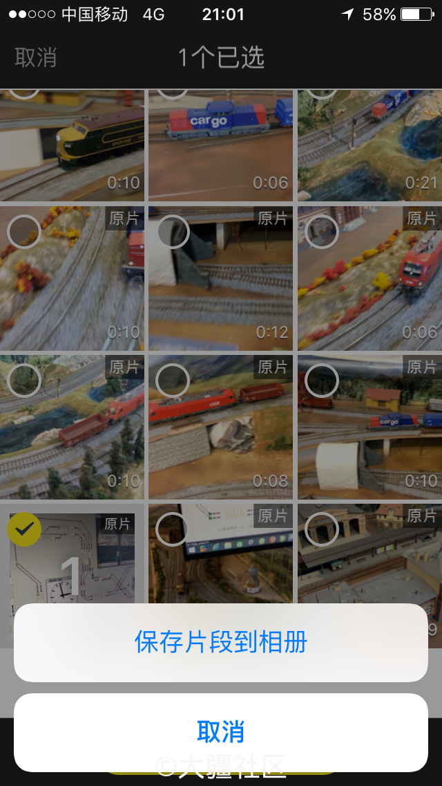【求助】iphone 6s 用osmo mobile 录制视频导