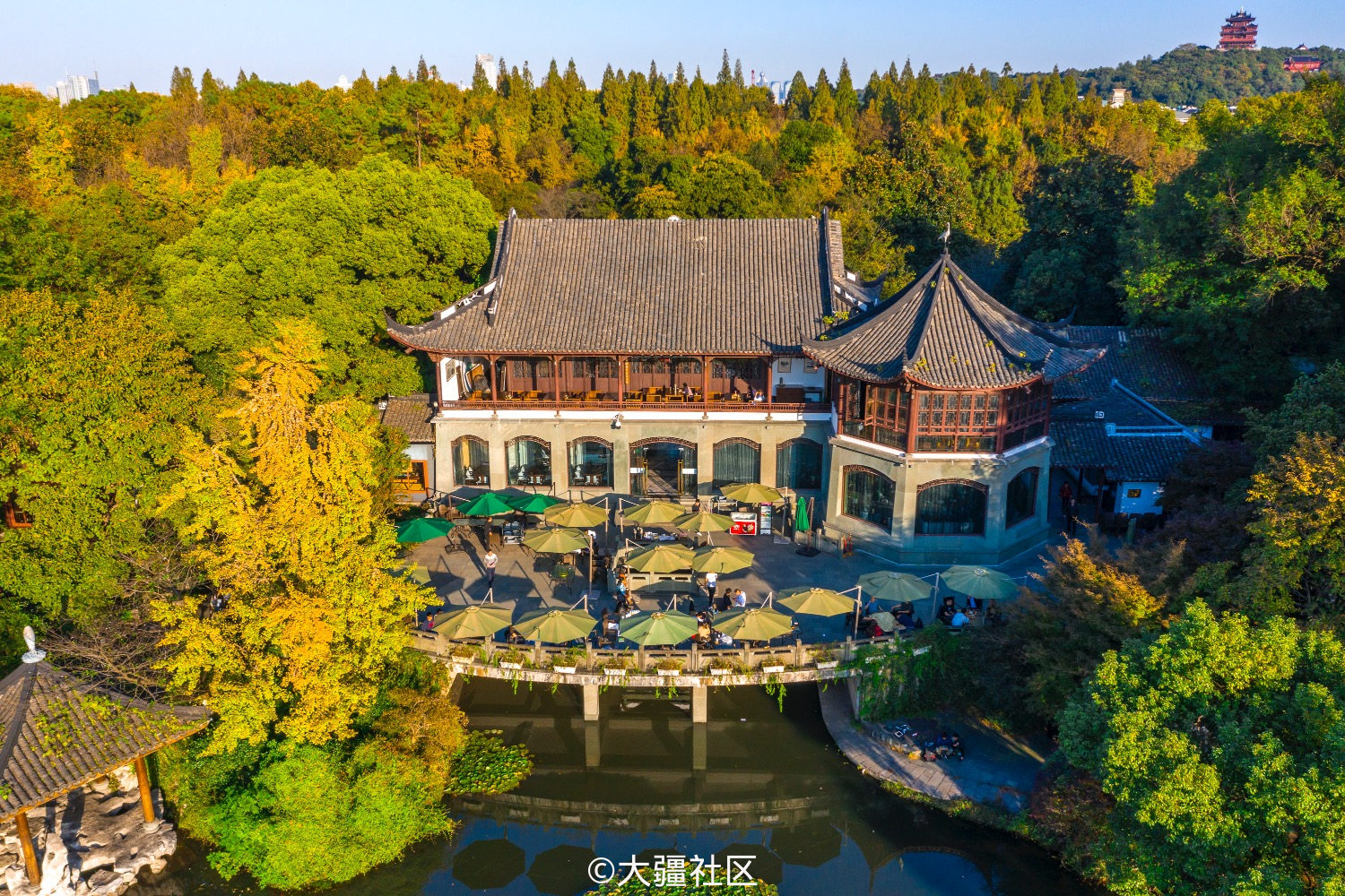 闻莺馆(西湖景区),御2pro摄